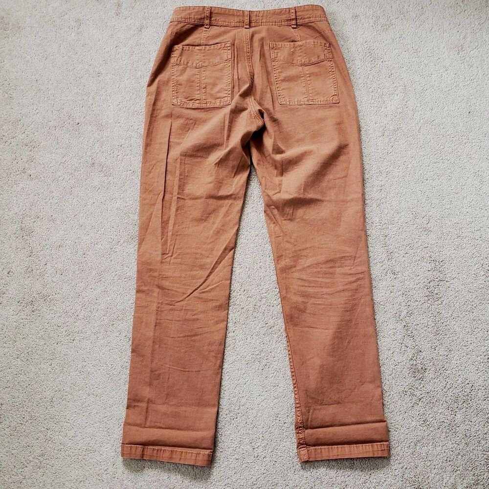 Anthropologie The Wanderer Utility Cargo Pants Clay Terra Cotta Color Size 26 - Picture 4 of 13
